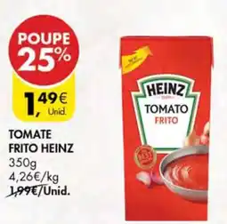 Pingo Doce TOMATE FRITO HEINZ promoção