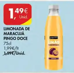 Pingo Doce Limonada de Maracujá Pingo Doce promoção