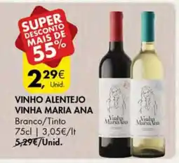 Pingo Doce Vinho Alentejo Vinha Maria Ana promoção