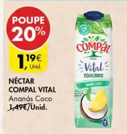 Pingo Doce NÉCTAR COMPAL VITAL Ananás/Coco promoção