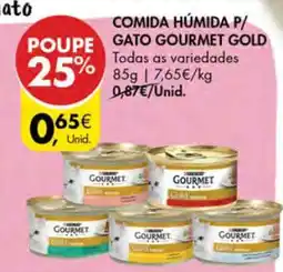 Pingo Doce Comida Húmida para Gato Gourmet Gold promoção