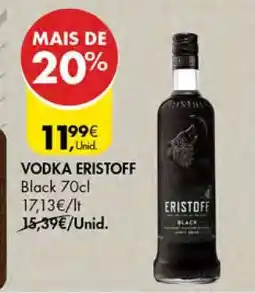 Pingo Doce VODKA ERISTOFF Black 70cl promoção