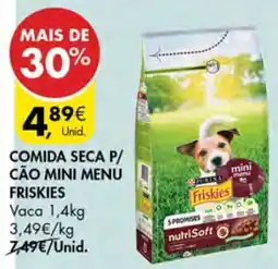 Pingo Doce Comida Seca P/Cão Mini Menu Friskies promoção