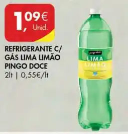 Pingo Doce Refrigerante c/ Gás Lima Limão Pingo Doce promoção