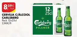 Pingo Doce CERVEJA C/ÁLCOOL CARLSBERG promoção