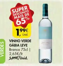 Pingo Doce VINHO VERDE GÁBIA LEVE promoção