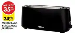 Pingo Doce Torradeira de 4 Fatias Jocca promoção
