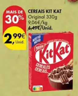Pingo Doce Cereais Kit Kat promoção