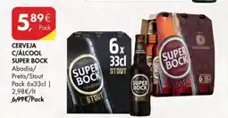 Pingo Doce CERVEJA C/ALCOOL SUPER BOCK promoção