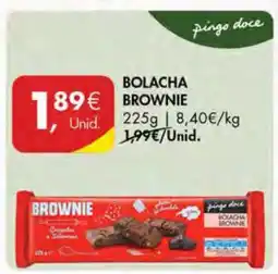 Pingo Doce Bolacha Brownie promoção