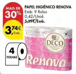 Pingo Doce Papel Higiénico Renova promoção