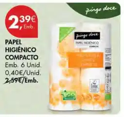 Pingo Doce Papel Higiénico Compacto promoção