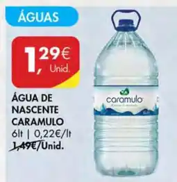 Pingo Doce Água de Nascente Caramulo promoção