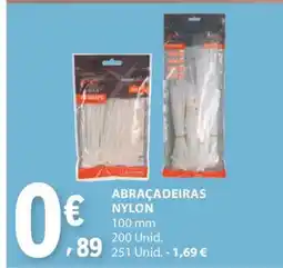 E.Leclerc ABRAÇADEIRAS NYLON promoção