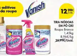 Pingo Doce Vanish Tira Nódoas em Pó Oxi promoção