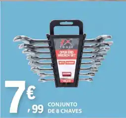 E.Leclerc Conjunto de 8 Chaves promoção