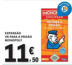 E.Leclerc Expansão Vá Para a Prisão Monopoly promoção