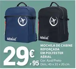 E.Leclerc Mochila de Cabine Reforçada em Polyester Aérial promoção