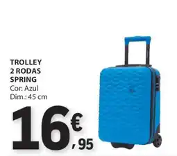 E.Leclerc TROLLEY 2 RODAS SPRING promoção