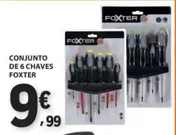 E.Leclerc Conjunto de 6 Chaves Foxter promoção