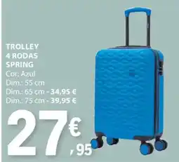 E.Leclerc Trolley 4 Rodas Spring promoção