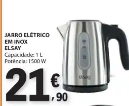 E.Leclerc Jarro Elétrico em Inox Elsay promoção