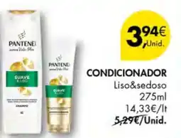 Pingo Doce Pantene Suave & Liso Condicionador promoção