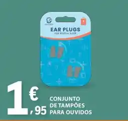 E.Leclerc Conjunto de Tampões para Ouvidos promoção