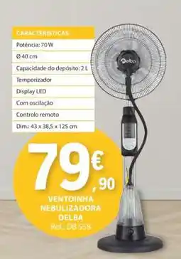 E.Leclerc Ventoínha Nebulizadora Delba promoção