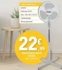 E.Leclerc Ventoinha de Pé Delba promoção