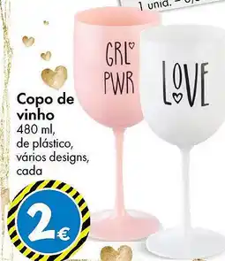TEDi Copo de vinho promoção