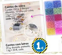 TEDi Contas de vidro promoção
