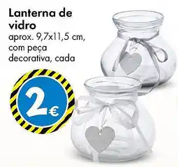 TEDi Lanterna de vidro promoção