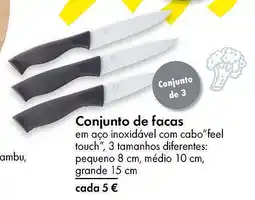 TEDi Conjunto de facas promoção