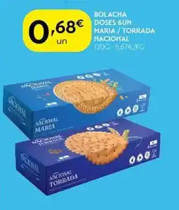 Spar Bolacha doses 6un maria/torrada nacional promoção
