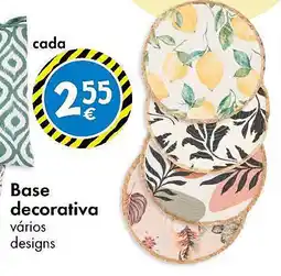 TEDi Base decorativa vários designs promoção