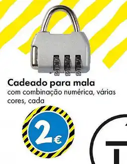 TEDi Cadeado para mala promoção