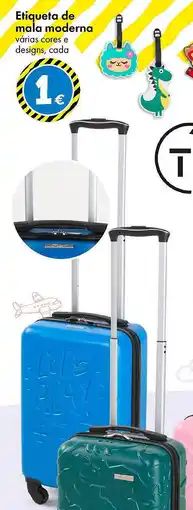 TEDi Etiqueta de mala moderna promoção