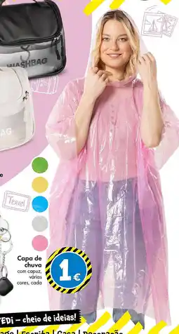 TEDi Capa de chuva promoção