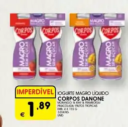 Meu Super Iogurte magro líquido corpos danone promoção