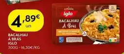 Spar Bacalhau á brás iglo promoção