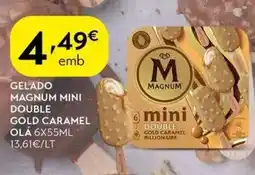 Spar Gelado magnum mini double gold caramel olá promoção