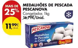Pingo Doce MEDALHÕES DE PESCADA PESCANOVA promoção