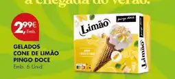 Pingo Doce Gelados Cone de Limão Pingo Doce promoção