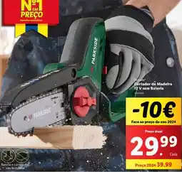 Lidl Cortador de Madeira 12 V sem Bateria promoção