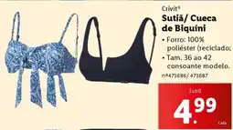 Lidl Crivit Sutiã/ Cueca de Biquíni promoção