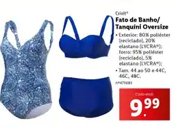 Lidl Fato de Banho/Tanquíni Oversize promoção