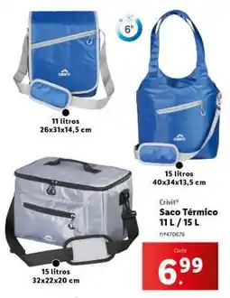 Lidl Crivit Saco Térmico 11 L / 15 L promoção