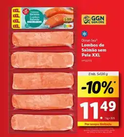 Lidl Lombos de Salmão sem Pele XXL promoção