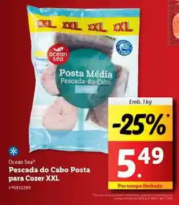 Lidl Pescada do Cabo Posta para Cozer XXL promoção